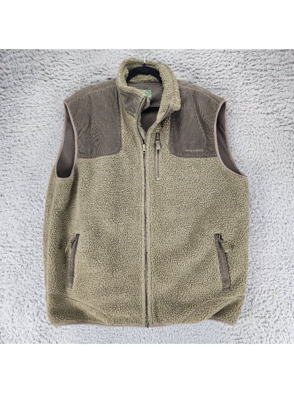 Over Under Jacket Mens XXL Green Sleeveless Full Zip Vest *GUC*